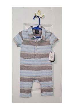 Volcom Striped Romper NEW 12 mths